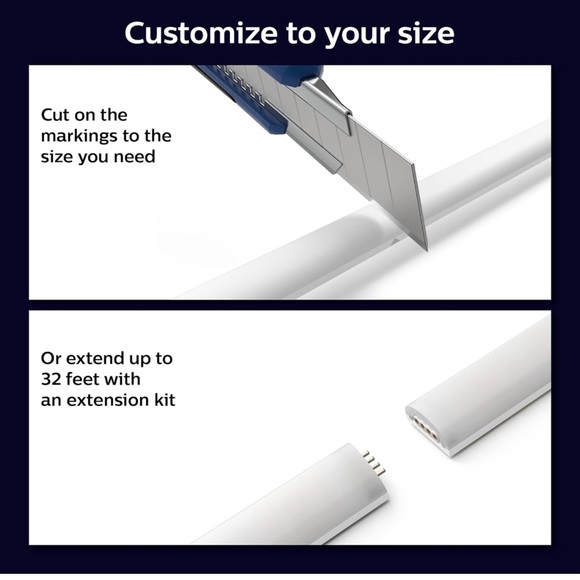 NIB Phillips Hue gradient light 6ft with bridge and base kit smart led strip - Picture 7 of 8